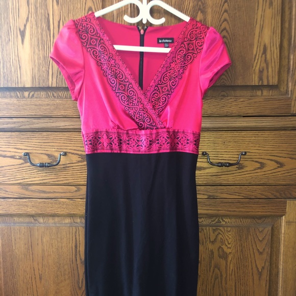 Pink and black dress - Picture 1 of 1